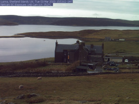 Obraz podglądu z kamery internetowej Scotland - Shetland Isles - Lunna